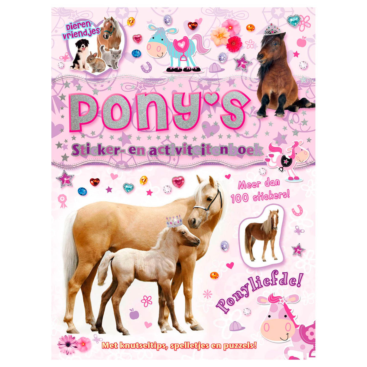 Rebo publishers dierenvriendjes pony's stickeren activiteitenboek