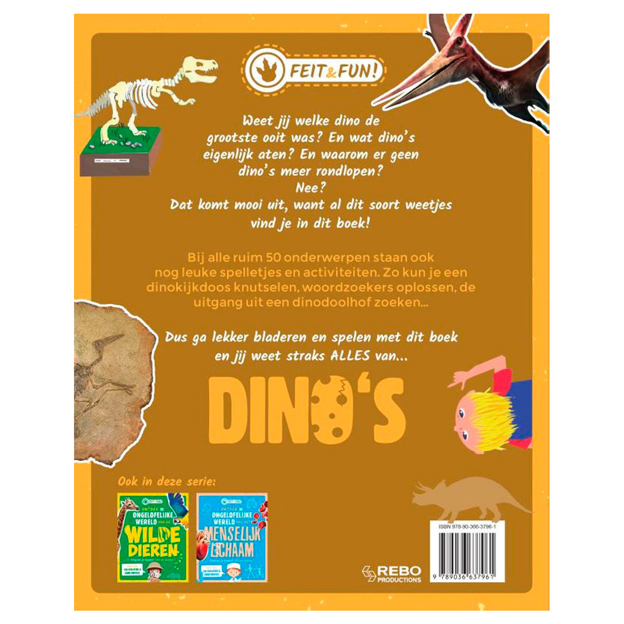 Rebo Publishers Facts Fun - Dinosauriens