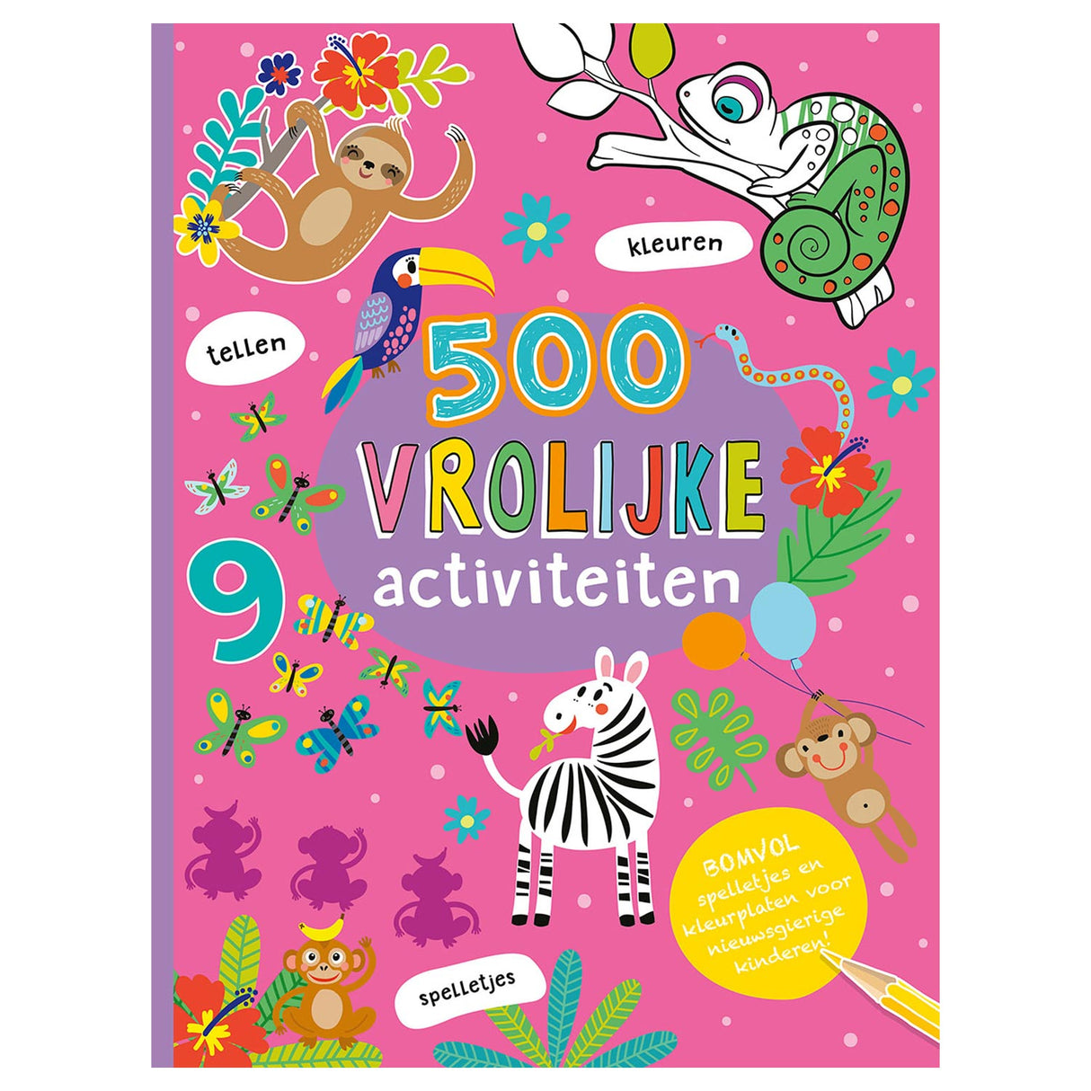 Rebo Publishers 500 Vrolijke Activiteitenboek