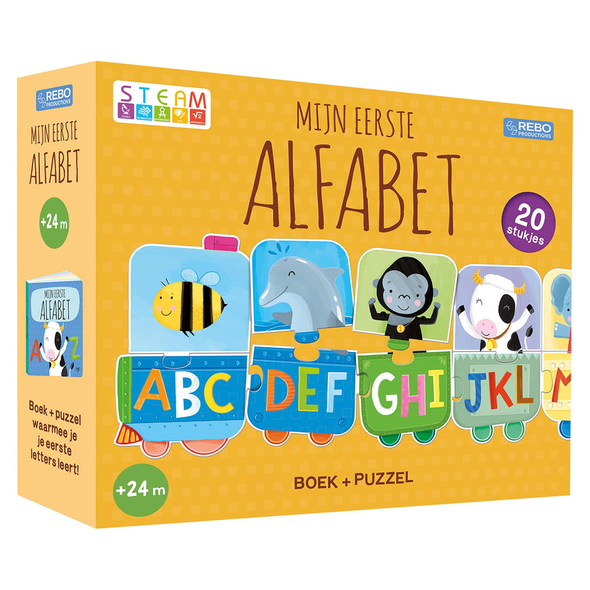 Rebo Publishers Book and Puzzle - Mon premier alphabet