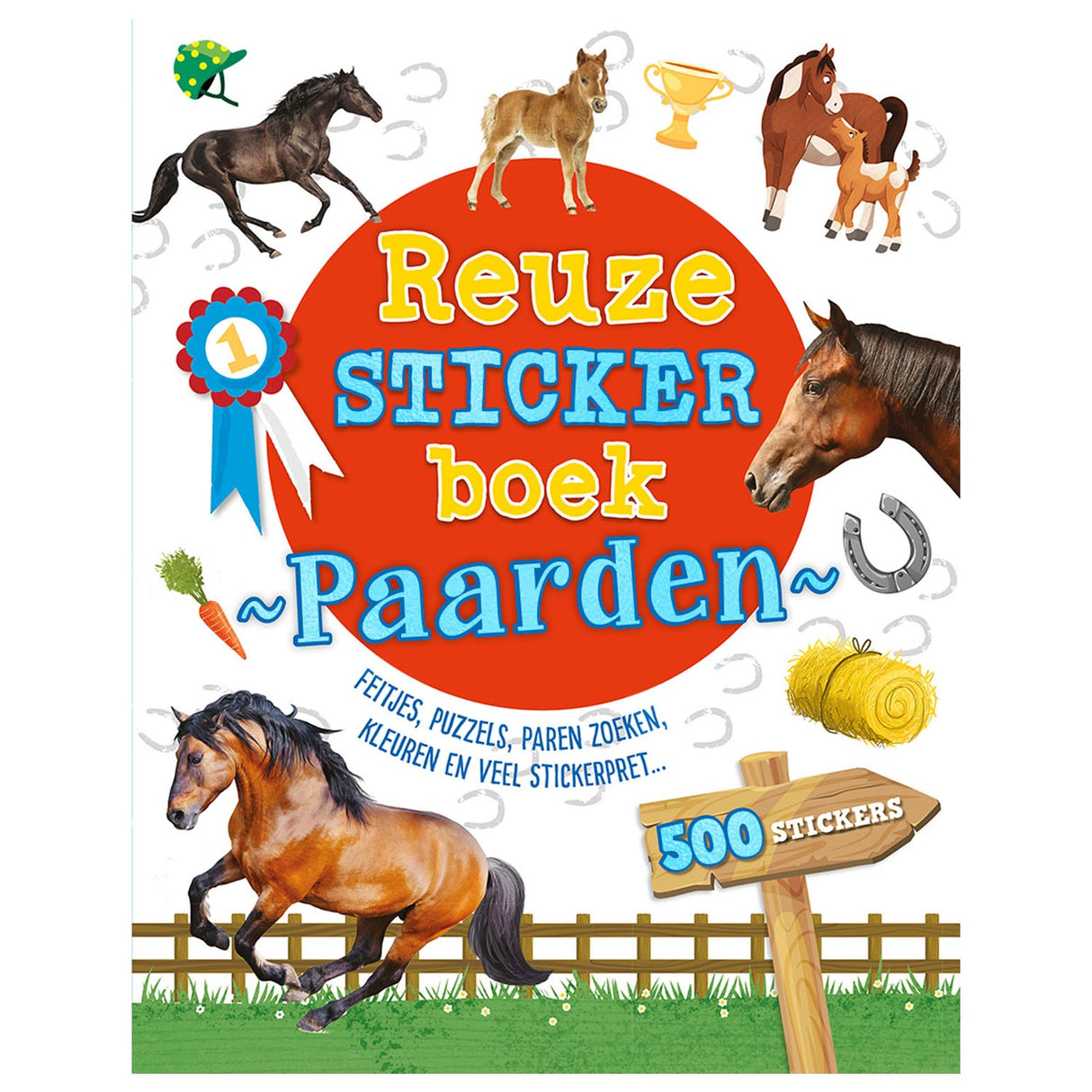 Genstartudgivere Reuzesticker Book Horses