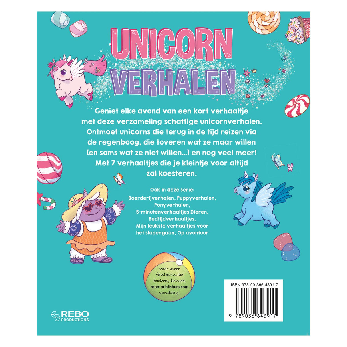 Rebo Publishers 5-Minuten Verhaaltjes Unicorn Verhalen