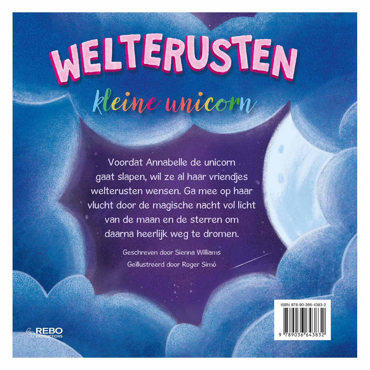 Rebo Publishers Welterusten kleine Unicorn