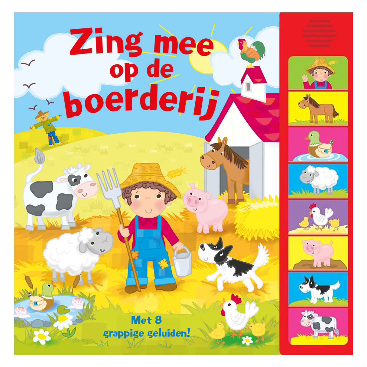 Rebo Publishers Geluidboek Zing Mee op de Boerderij