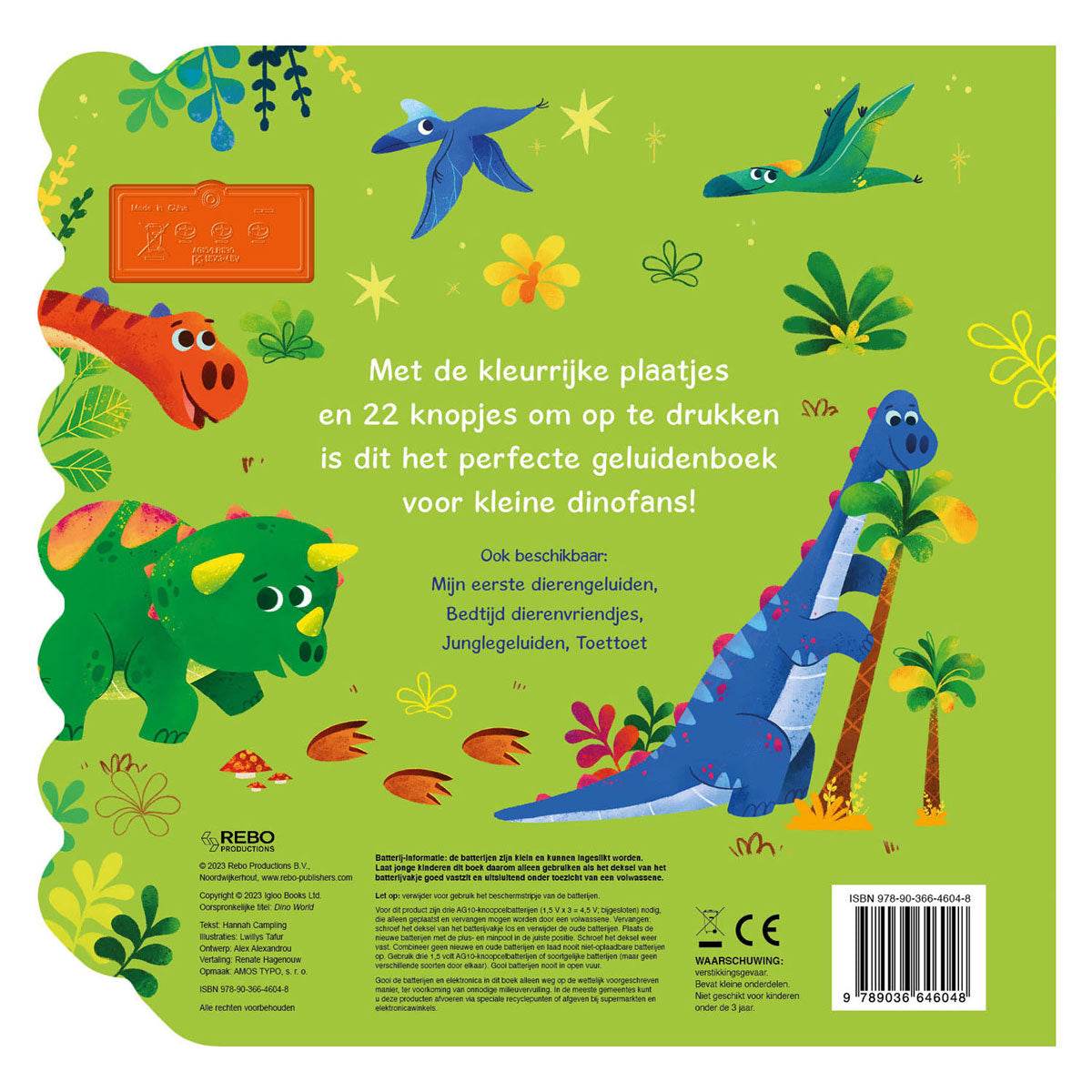 Rebo Publishers Sound Book Dinowereld