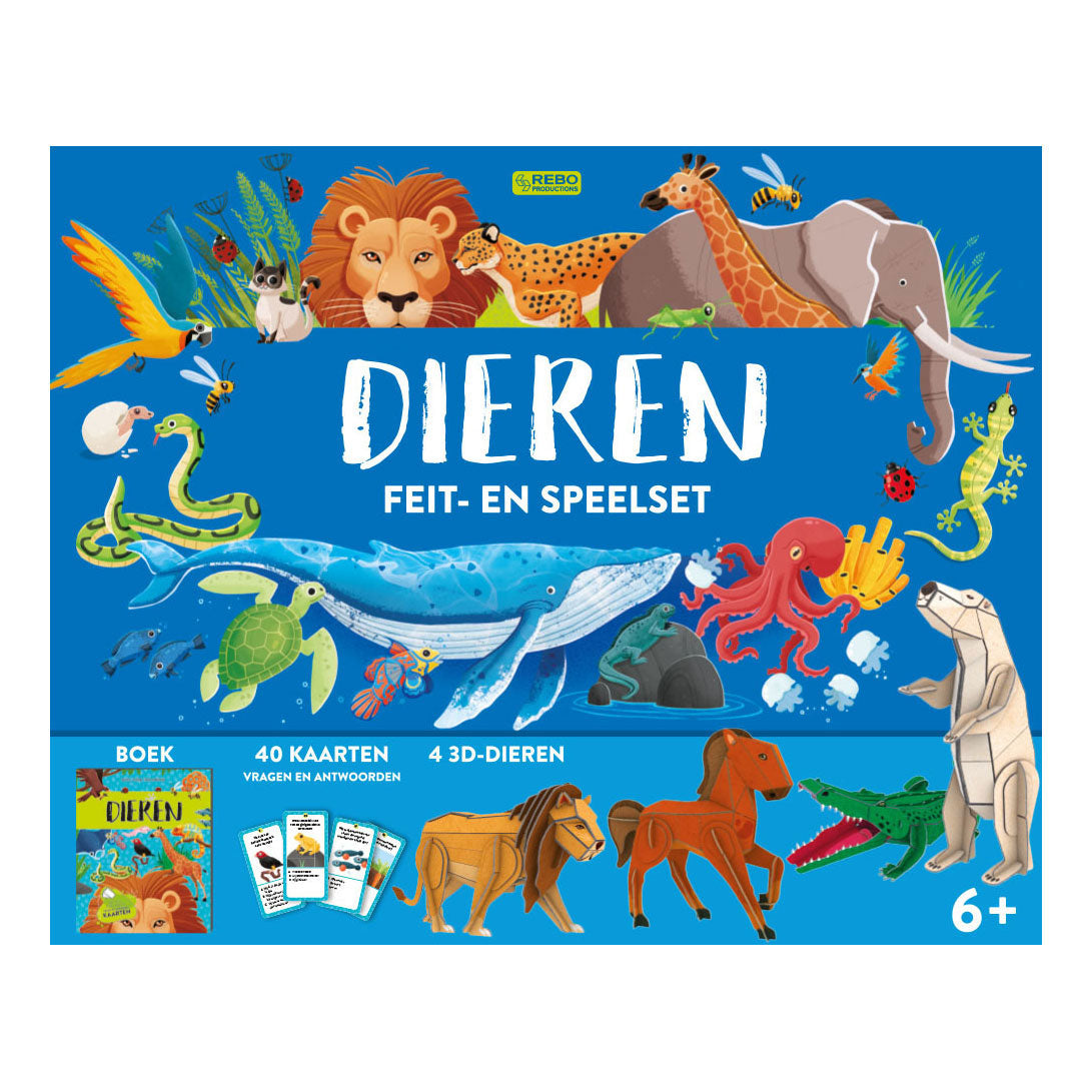 Rebo Publishers Animals - Fakt und Spielset neu