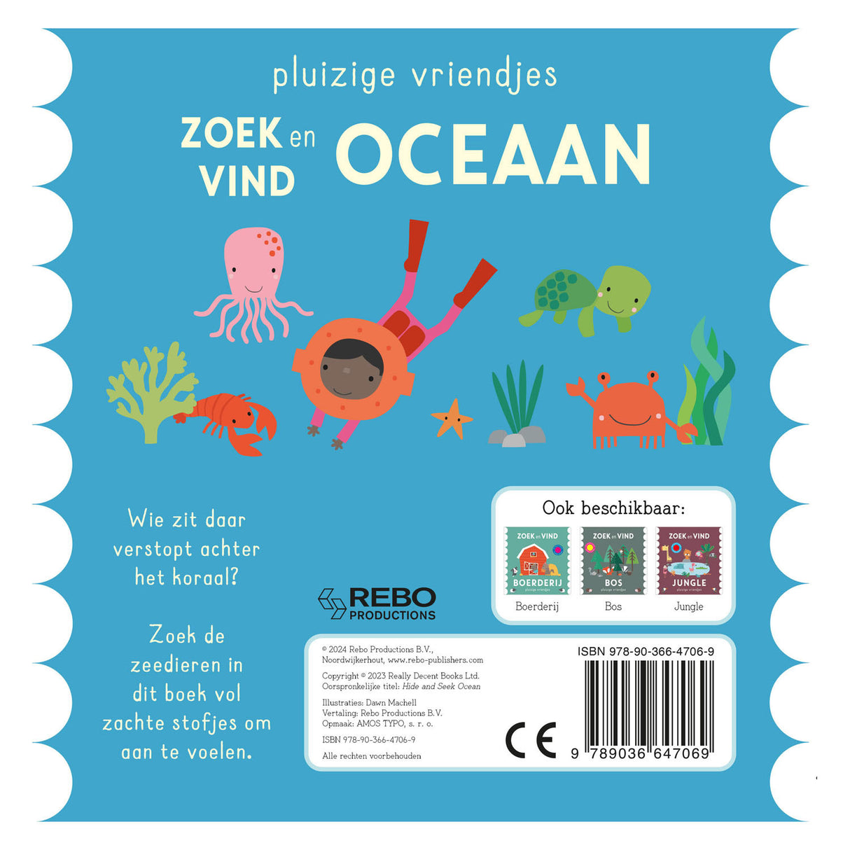 Rebo publishers search and find - ocean fluffy friends