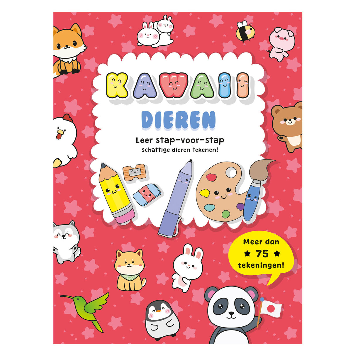 Vydavatelé rebo vydavatelé kawaii zvířata se naučí kreslit krok za krokem