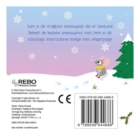 Rebo Publishers Vrolijke Sneeuwpop Vingerpopboek