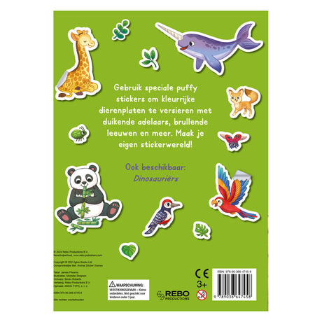 Rebo Publishers Dieren Stickerplezier