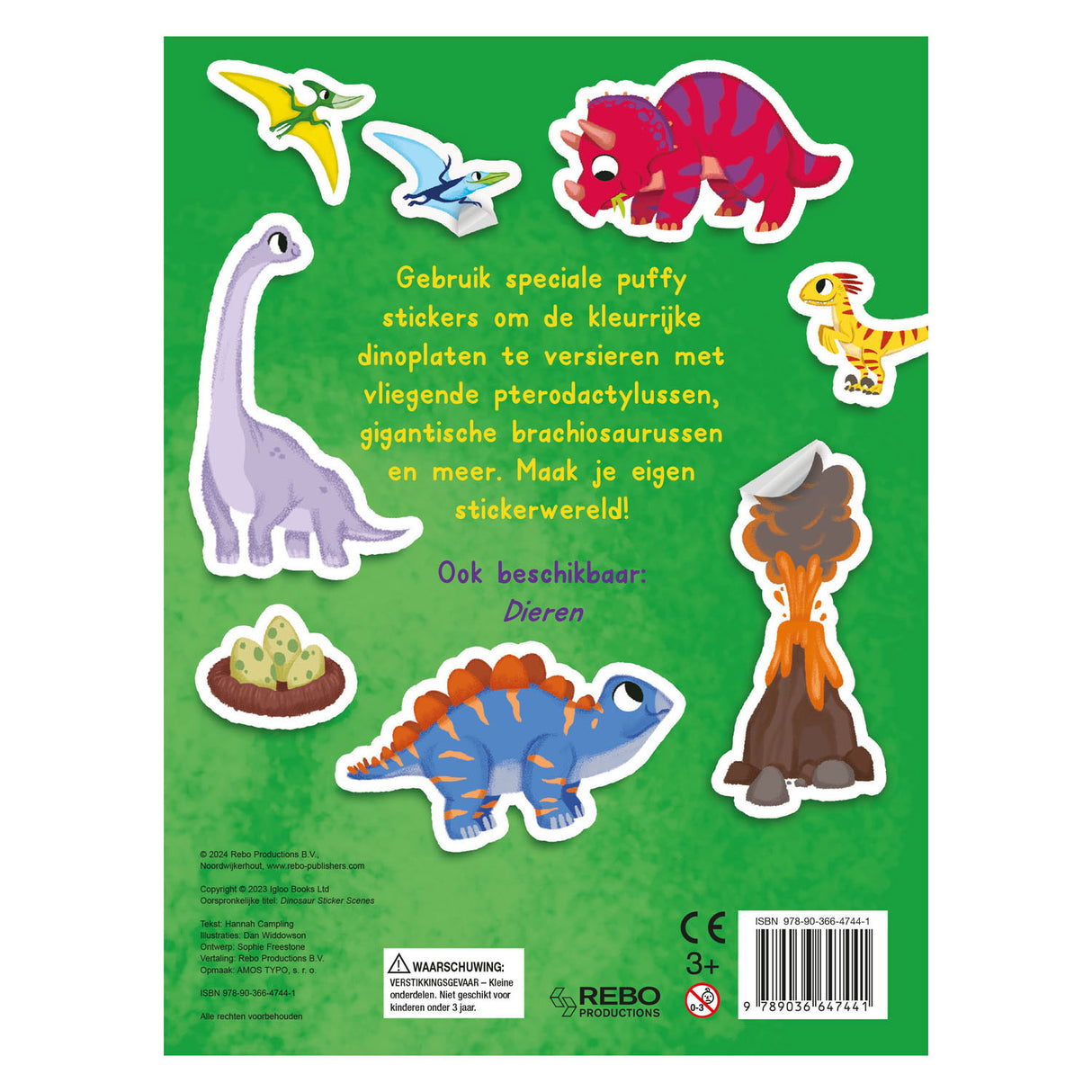 Rebo Publishers Dinos - Naklejka przyjemność