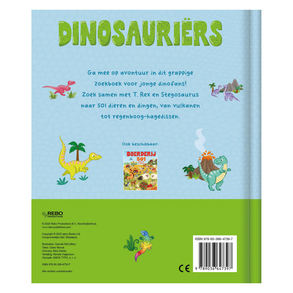 Rebo publizéiert Dinosaurier - 501 Saachen Sich!