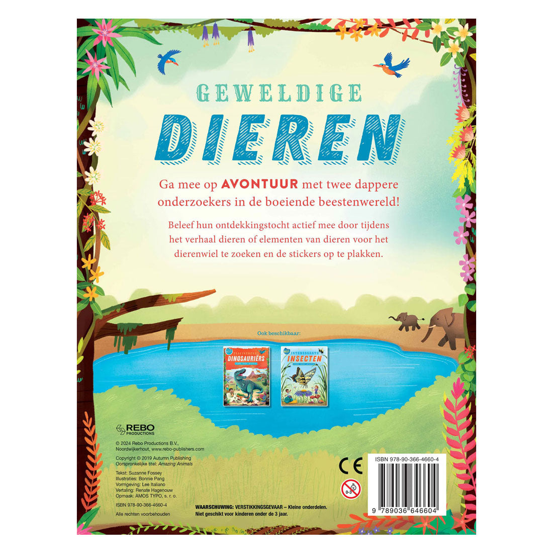 Rebo Publishers Geweldige Dieren-Stickers