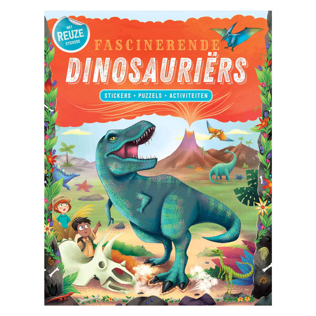 Rebo vydavatelé fascinující dinosaurs samolepky