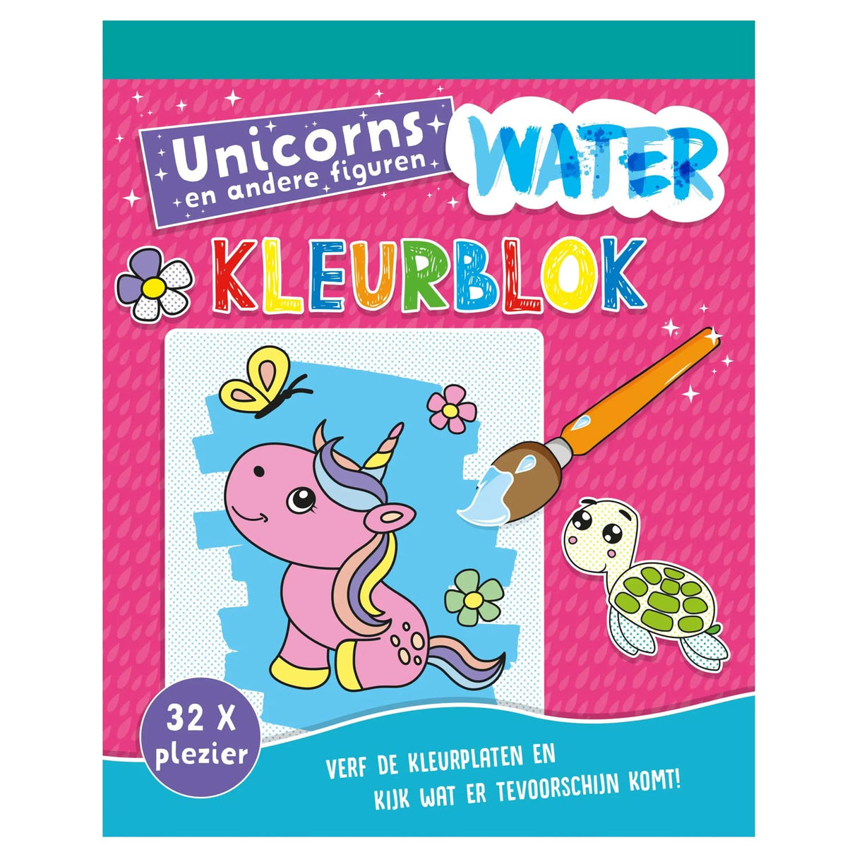 Rebo Publishers Waterkleurblok Unicorns