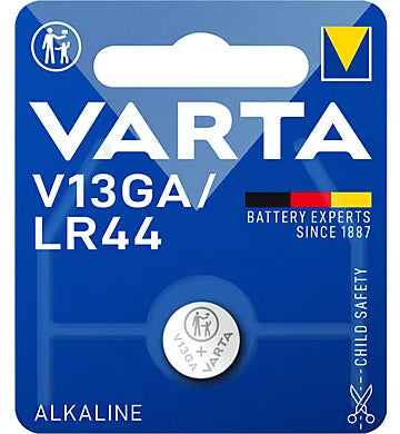 Varta -Tastezelle Batterie LR44 D357 V13GA