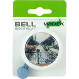 Widek call white bicycle on bridge at Gracht on map