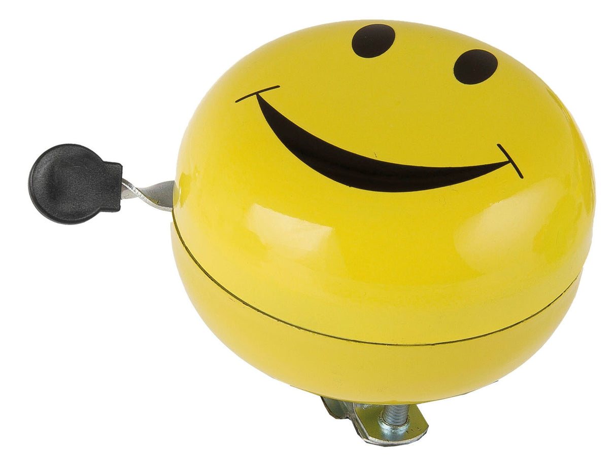 M-wave bicycle cloche ding-dong Ø80 mm-smiley jaune