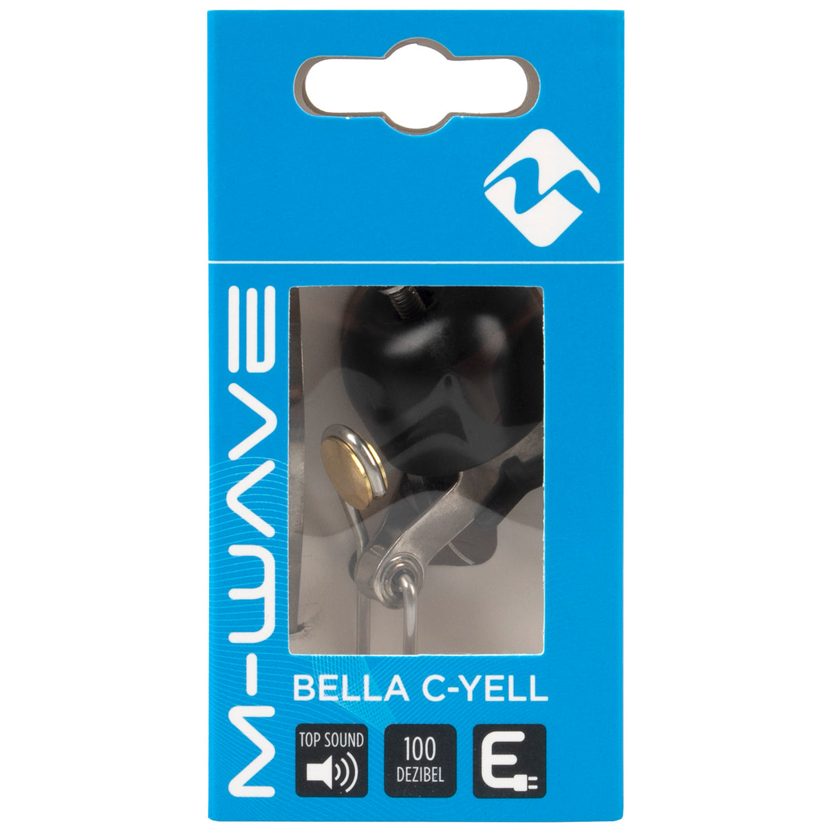 M-Wave Rower Bell Bella C-Yell Ø30mm Black