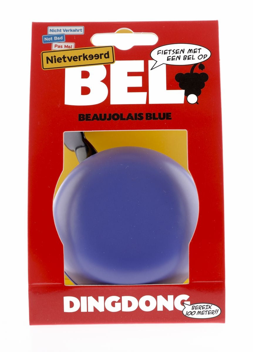 NietVerkeerd Nietverkeerd bel 80mm Ding Dong beaujolais blue