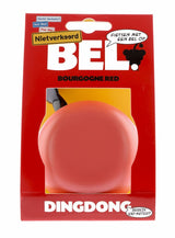 NietVerkeerd Nietverkeerd bel 80mm Ding Dong bourgogne red