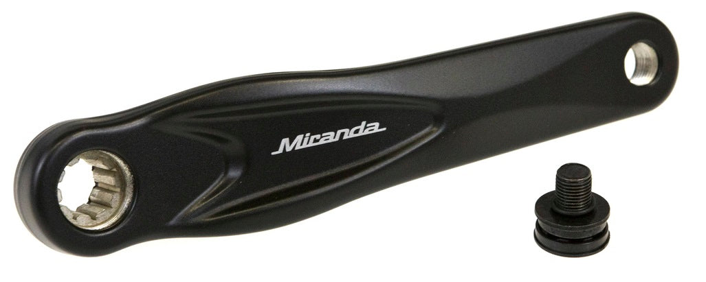 Miranda Crank Right 170mm Mini Isis 3 Matt Black