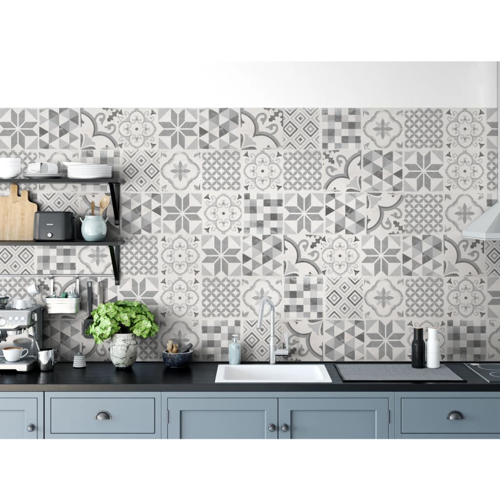 Grosfillex Grosfillex 9 pc Wall panel accent 15.4x120 cm Andaluz Gray