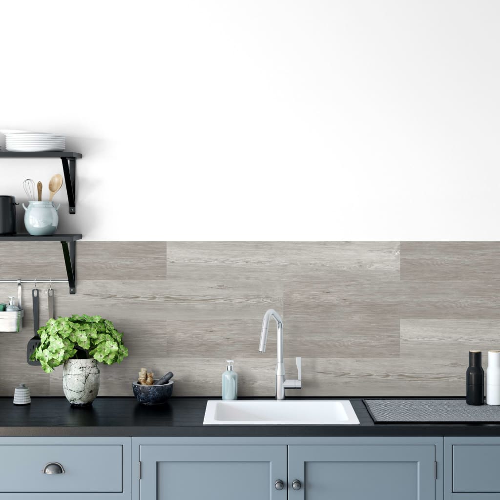 Grosfildex Grosfillex 15 ST Wall Tiles Gx Wall+ 15x90 cm de gris claro