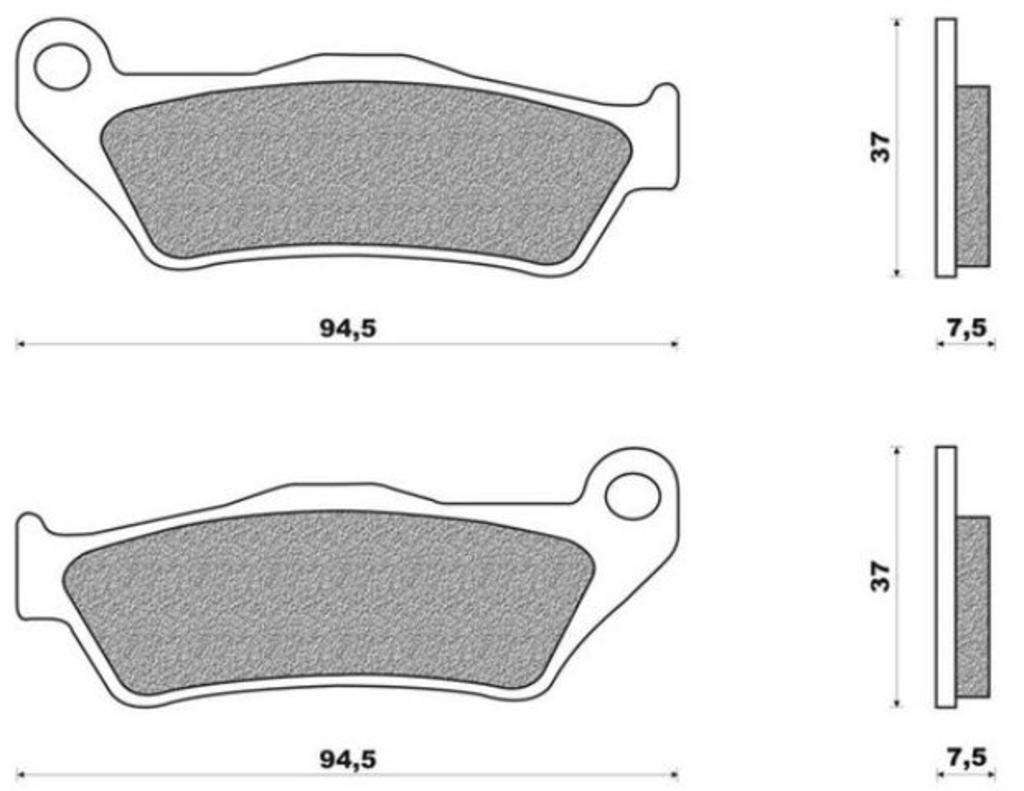 Newfren brake pad set fd0186