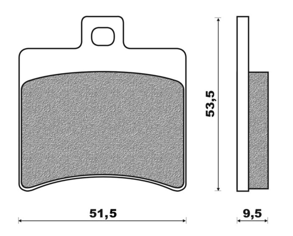 Newfren brake pad set fd0267