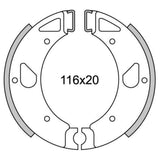 Newfren Brake Segment GF0071 Florett-80 Back (1980->) 116*20mm