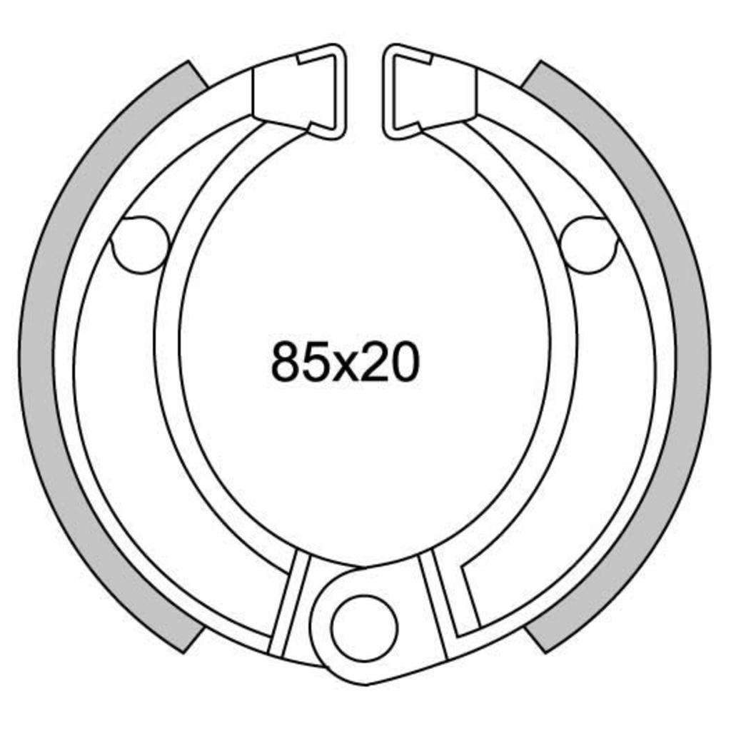 Newfren brake segment set gf1253
