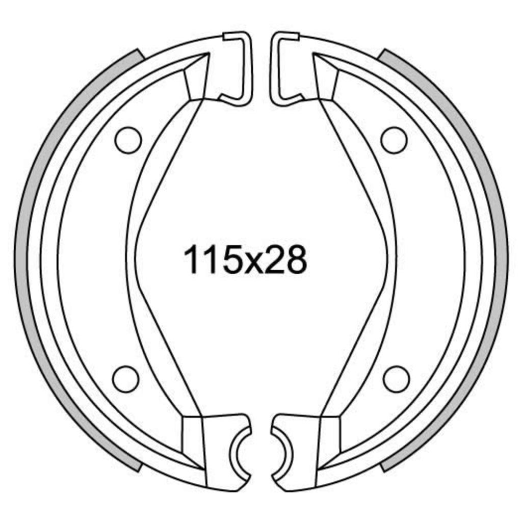 NEWfren Brake Segment Set GF1295 Velocita