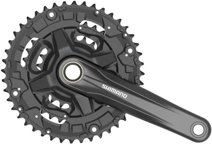 Shimano Crankkel 6 7 8 Velocidad del torneo FC-TY501 con brazo de manivela de 175 mm 48 x 38 x 28t negro