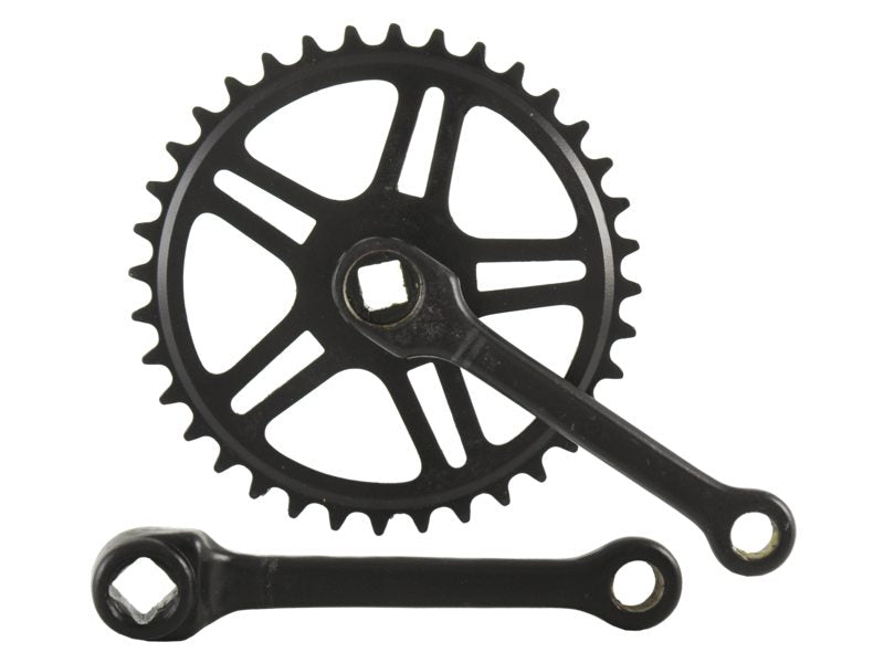 Vinty Crank Set 36T. 130 mm 1 8 neri