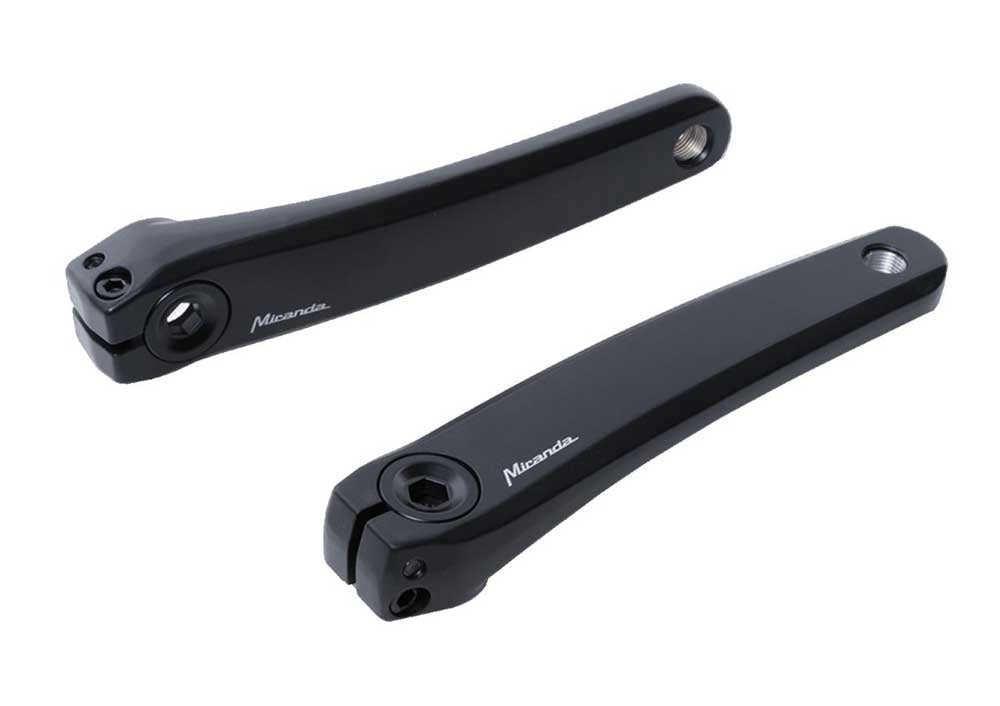 Miranda Shimano Steps Delta S Cranket Set 160 mm Negro