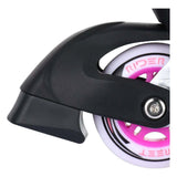 Street rider inline skates junior aluminum pink gray size 29-32