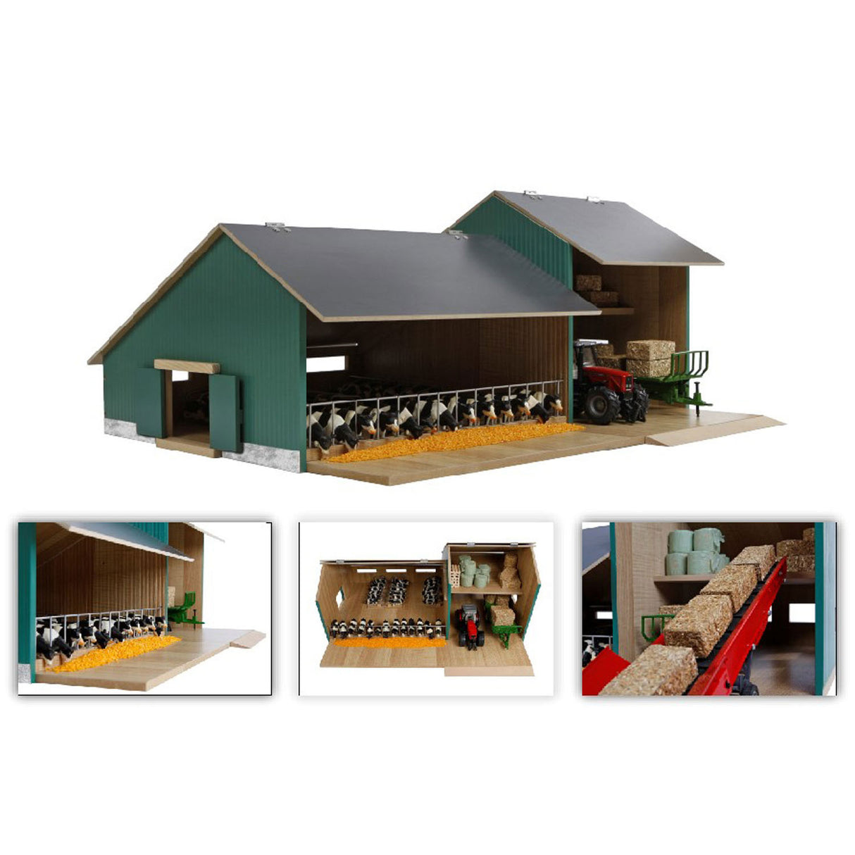 Kids Globe Globe Stable avec serrure agricole 1:32