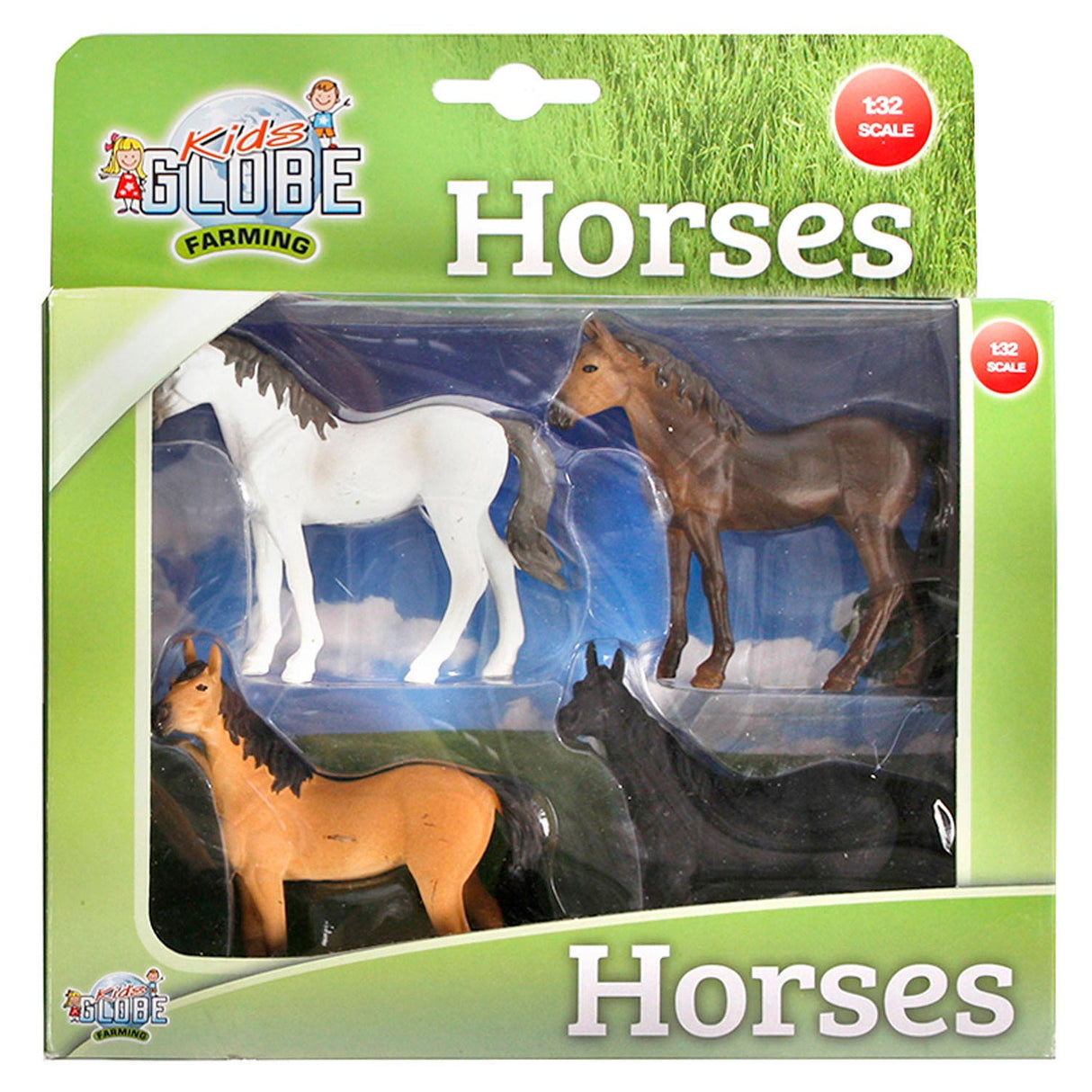 Kids Globe Globe Horses, 4 .. 1:32