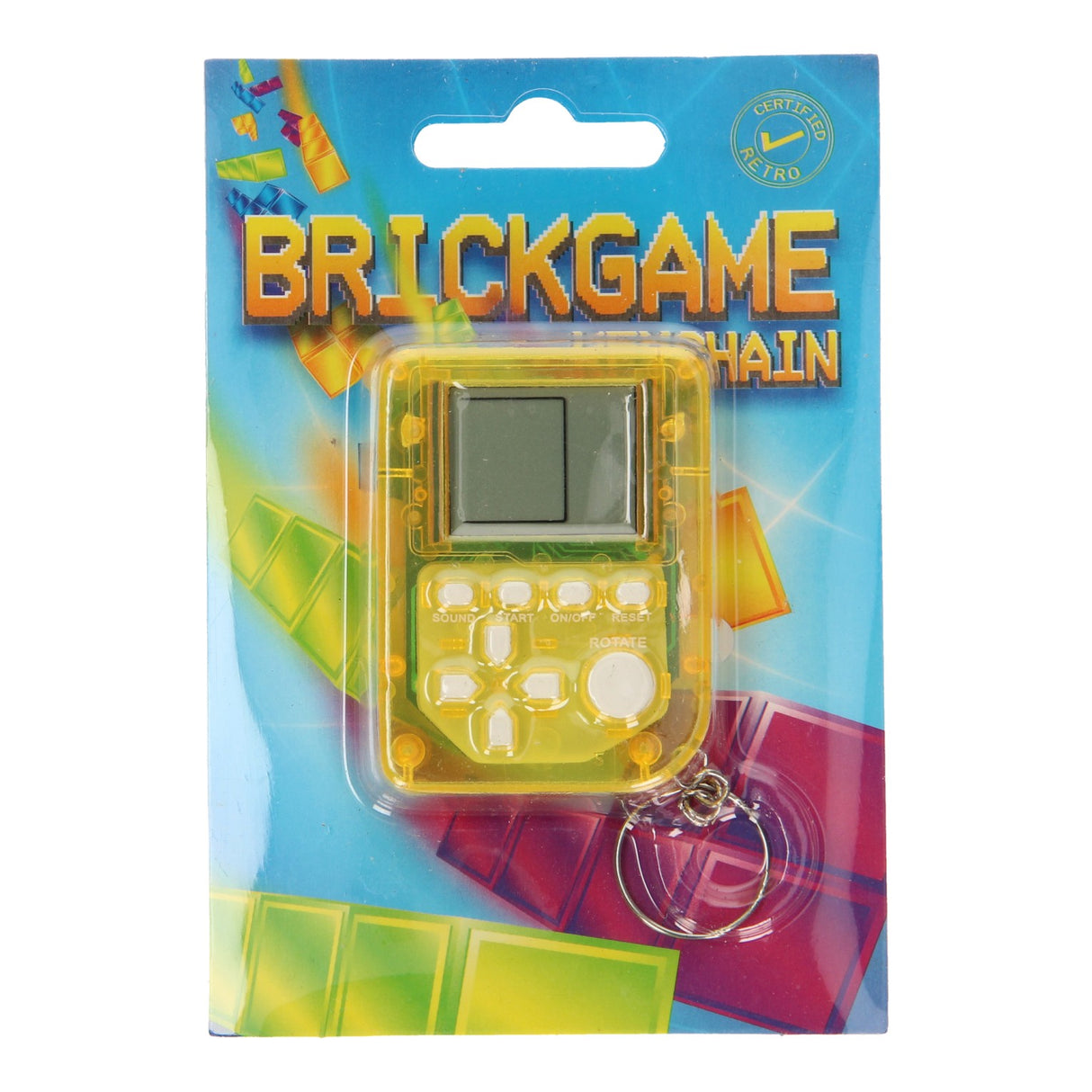 Key ring mini brick game