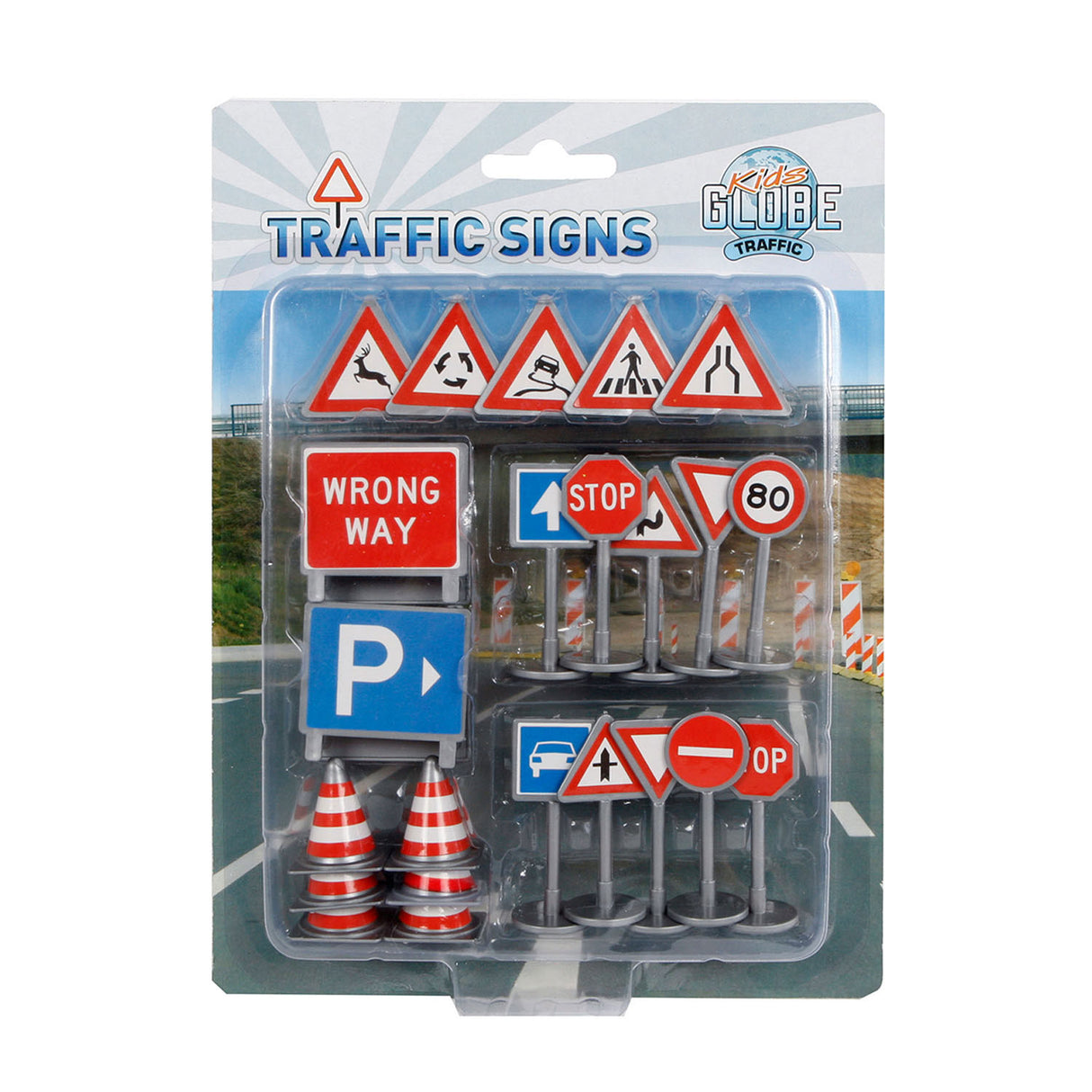 Signes de trafic pour enfants, 25dlg.