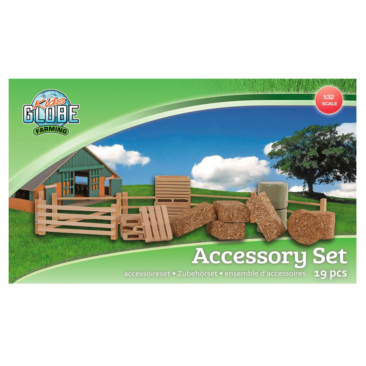 Kids Globe Globe Accessories Set 1:32, 19dlg.