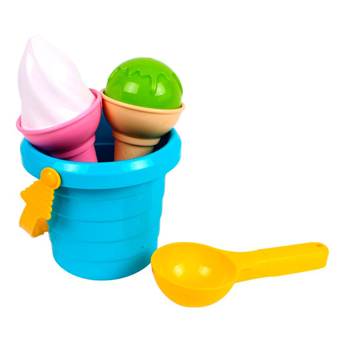 Sun fun bucket set ice cream, 6 pcs.
