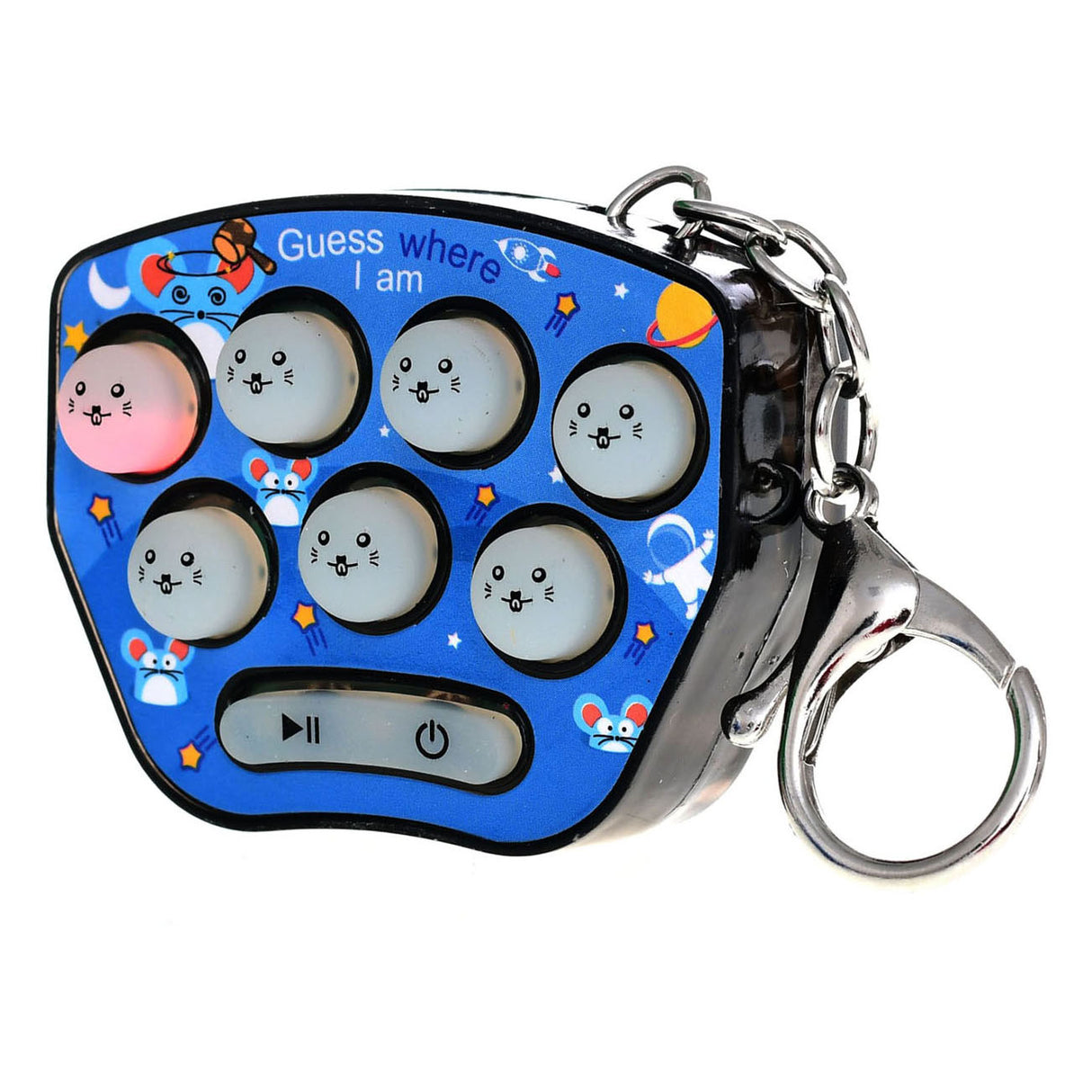 Brain Games Hamster Game Key Ring