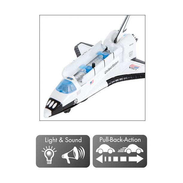 Rum Xplorers Space Shutle Die Cast Light and Sound