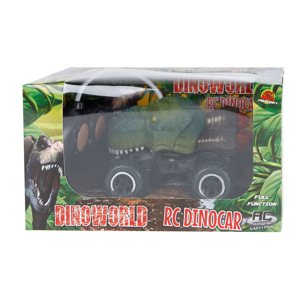 RC Dinoworld Dinosaurus RC Contrible Car z światłem, 12,5 cm