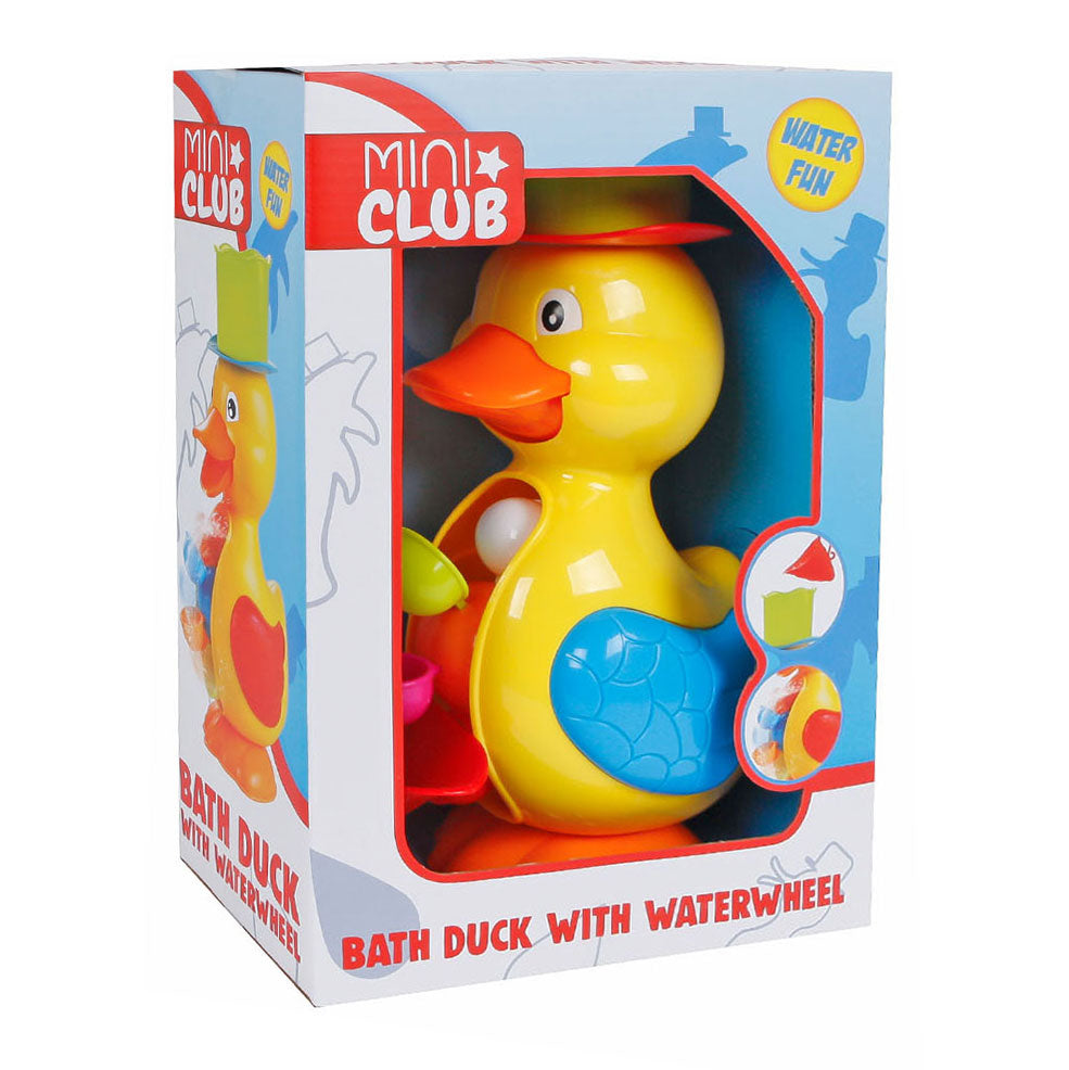 Mini club Mini Club Badeend met Waterrad, 28cm