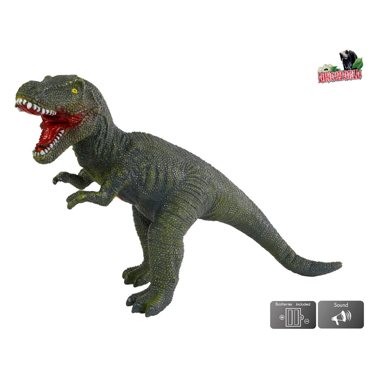 Dinoworld T-Rex Dinosaurus grający figurę z dźwiękiem, 57 cm