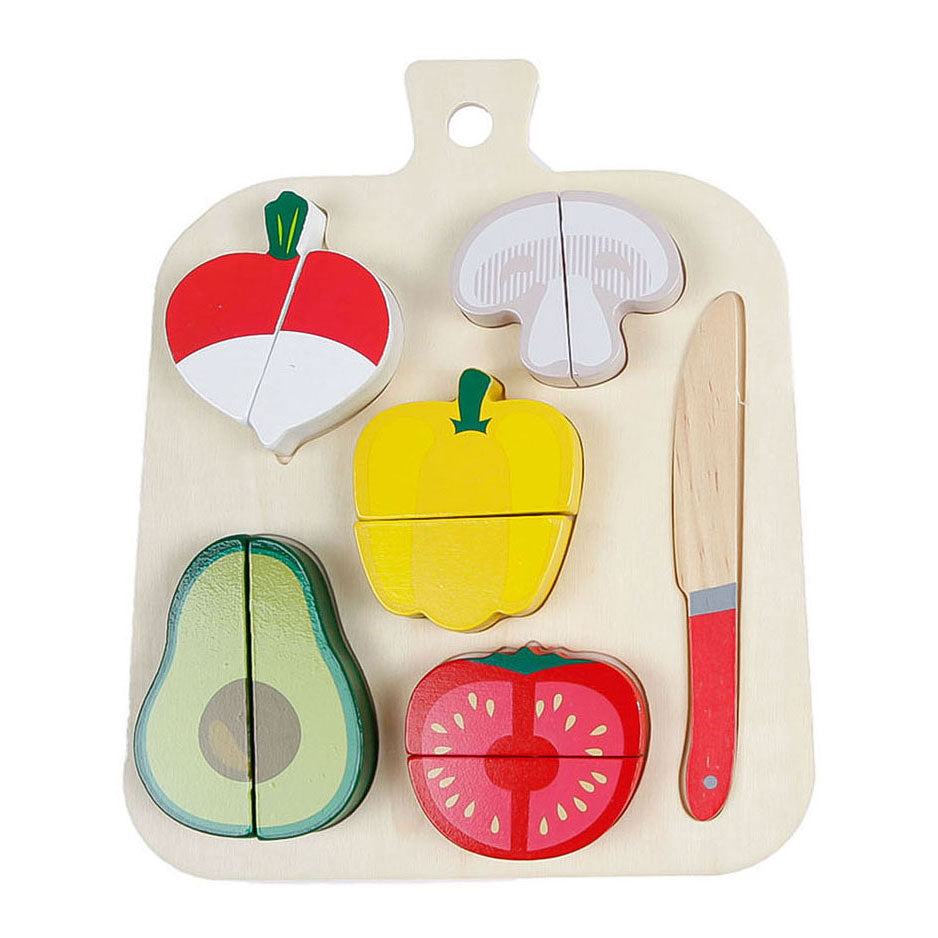 Wooden cutting set fsc, 12 pcs.