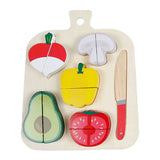 Wooden cutting set fsc, 12 pcs.